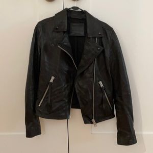 All Saints Dalby Leather Biker Jacket - Like New